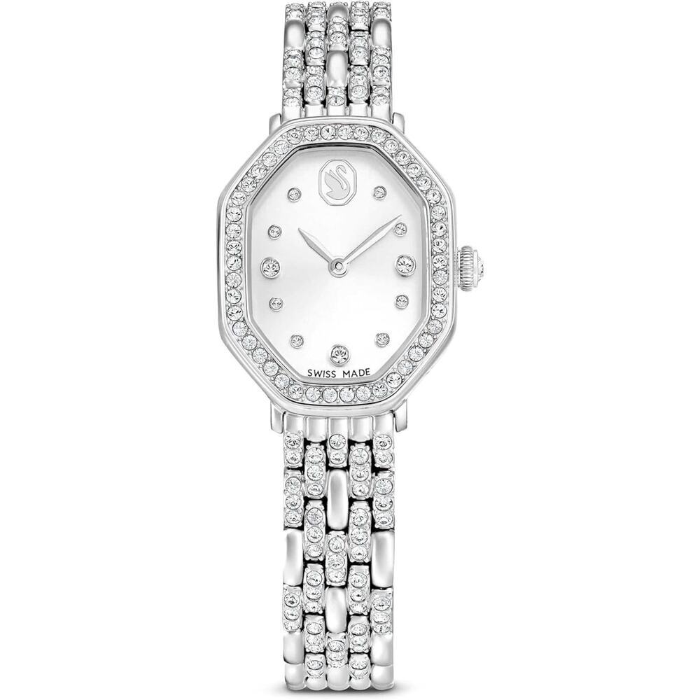 Swarovski Dextera Octagon Watch, Swiss Made Stainless steel (Free Shipping)